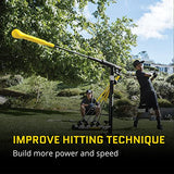 SKLZ Hurricane Premium Portable Batting Practice / Hitting Swing Trainer System for Baseball and Softball, All Ages Training,Black