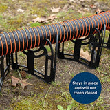 Camco 15-Foot Sidewinder RV Sewer Hose Support | Features a Lightweight, Flexible, and Durable Frame | Curves Around Obstacles | Black (43043)