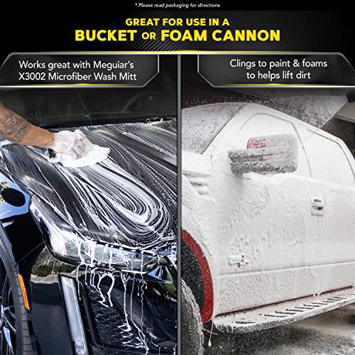 Meguiars Gold Class Car Wash, Ultra-Rich Car Wash Foam Soap and Conditioner for Car Cleaning, Car Paint Cleaner to Wash and Condition in One Easy Step, 1 Gallon