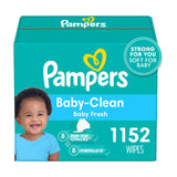Pampers Baby Fresh Scented Baby Wipes Combo, 1152 count