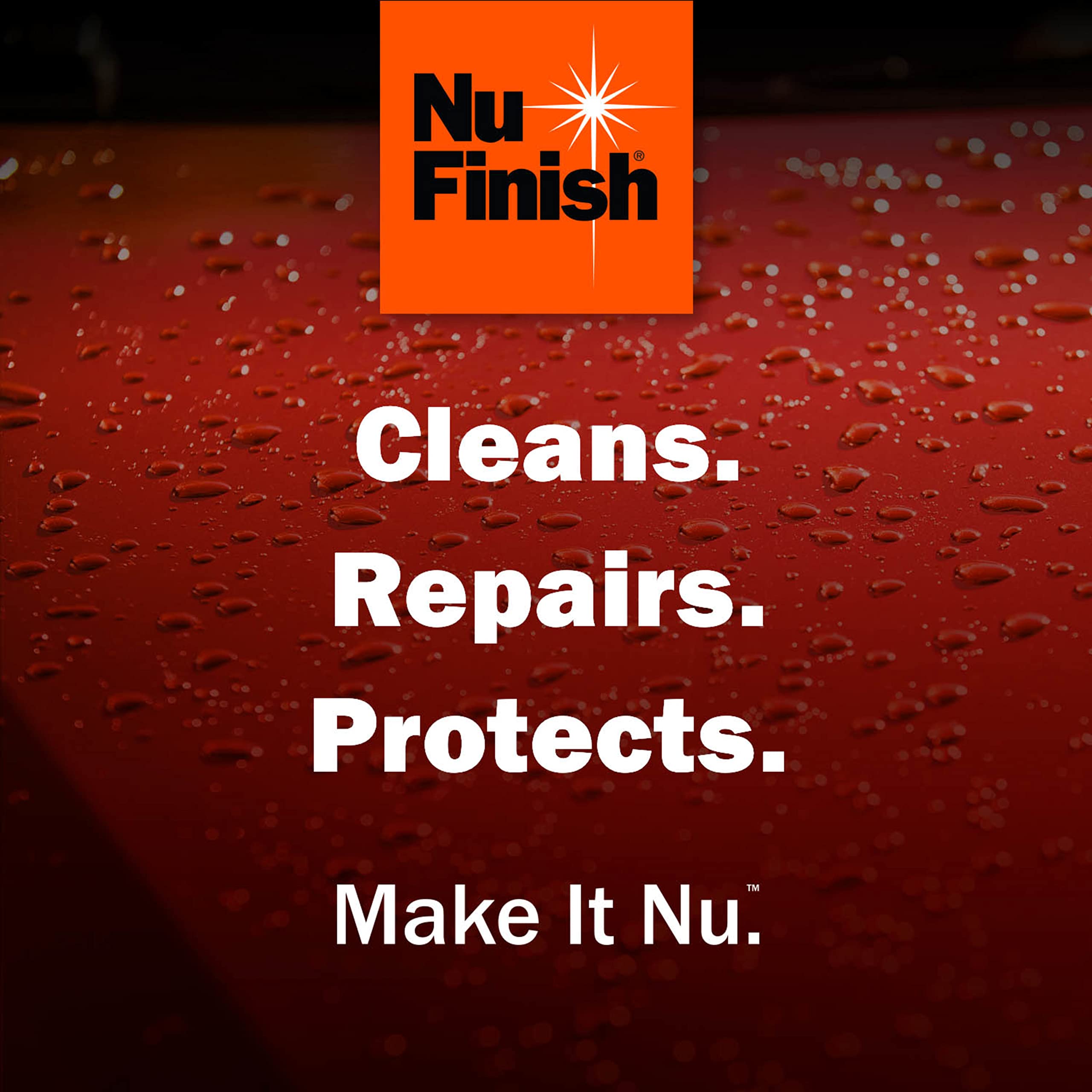 Nu Finish Exterior Car Care Kit with Scratch Doctor Car Scratch Remover (6.5 Fl Oz) and The Once a Year Car Polish (16 Fl Oz)