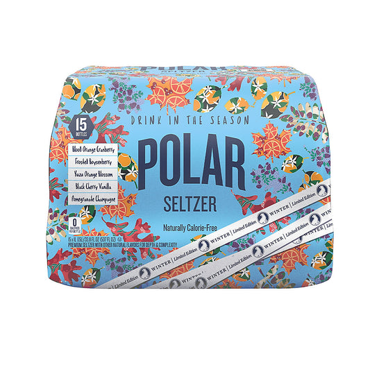 Polar Seltzer Variety Pack, 15 pk./1L