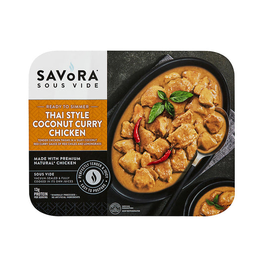 Savora Thai Style Coconut Curry Chicken, 2-2.5 lbs.
